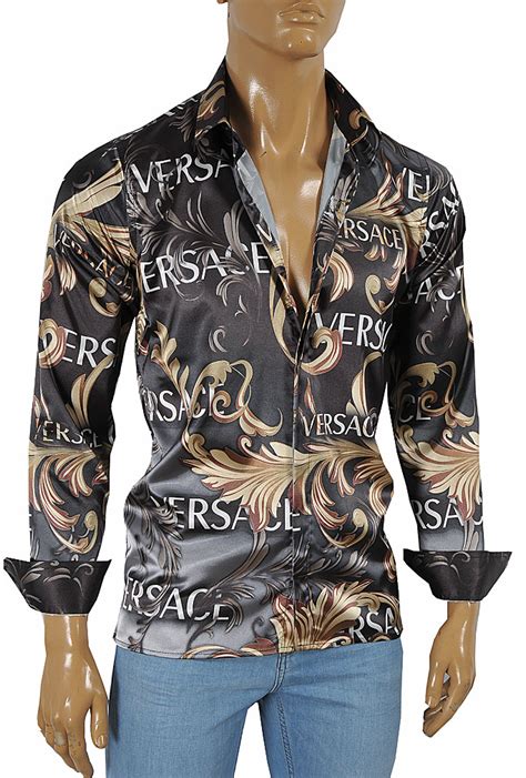 versace dress shirt free shipping|Versace dress shirts for men.